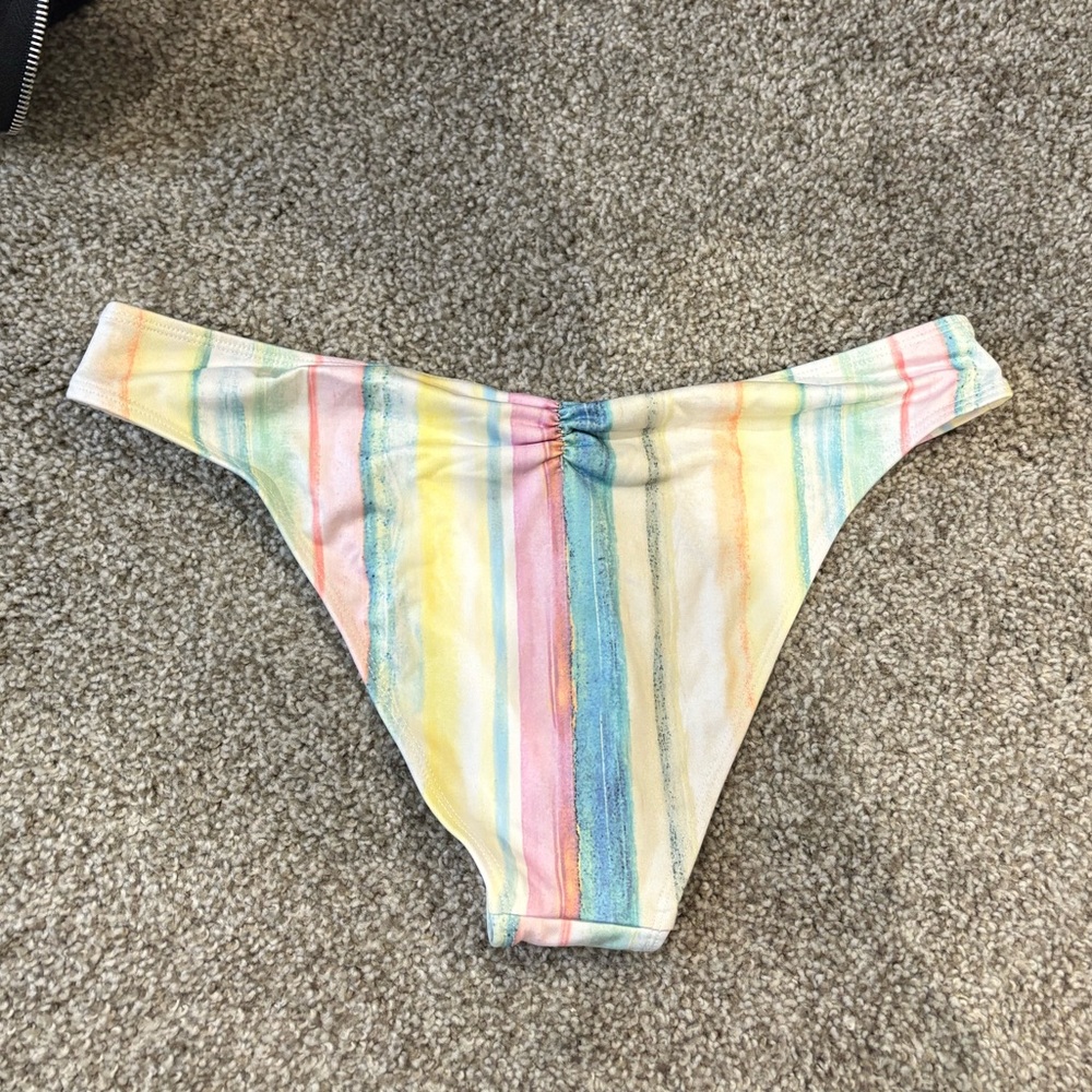 F21 Rainbow Bikini Bottom